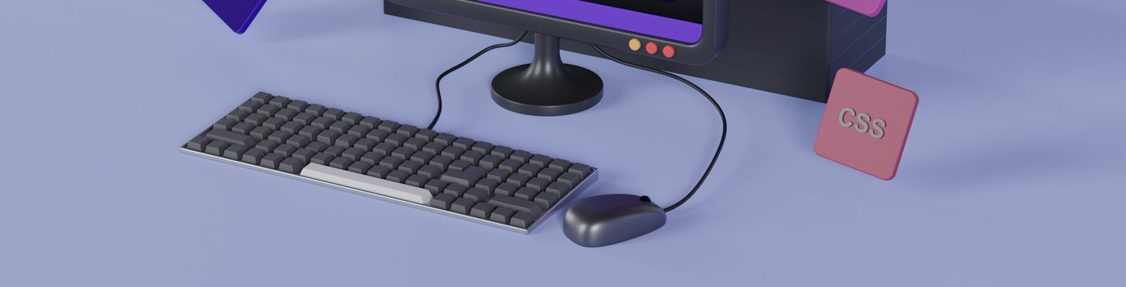 a computer with a keyboard and mouse